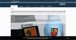 Desktop Screenshot of decouvrir-la-gendarmerie.org